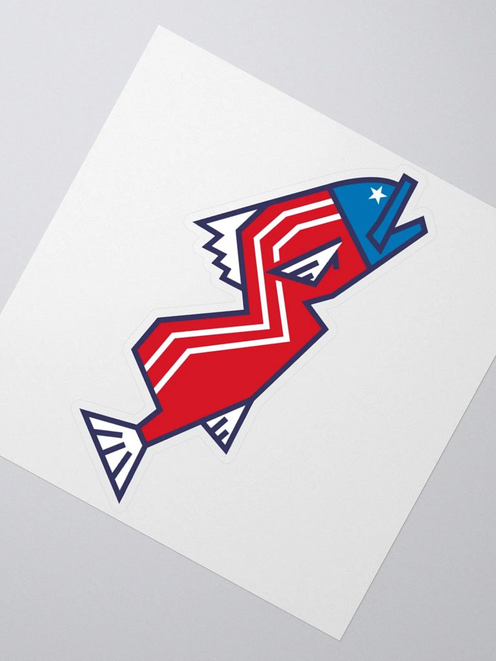 Salty Sam American Flag Logo Sticker product image (5)