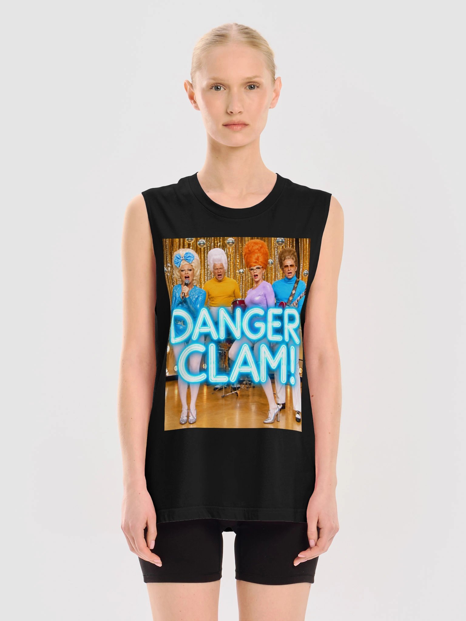 DANGER CLAM! | The Official Retro Flux TV Muscle Tank | Bella+Canvas product image (1)