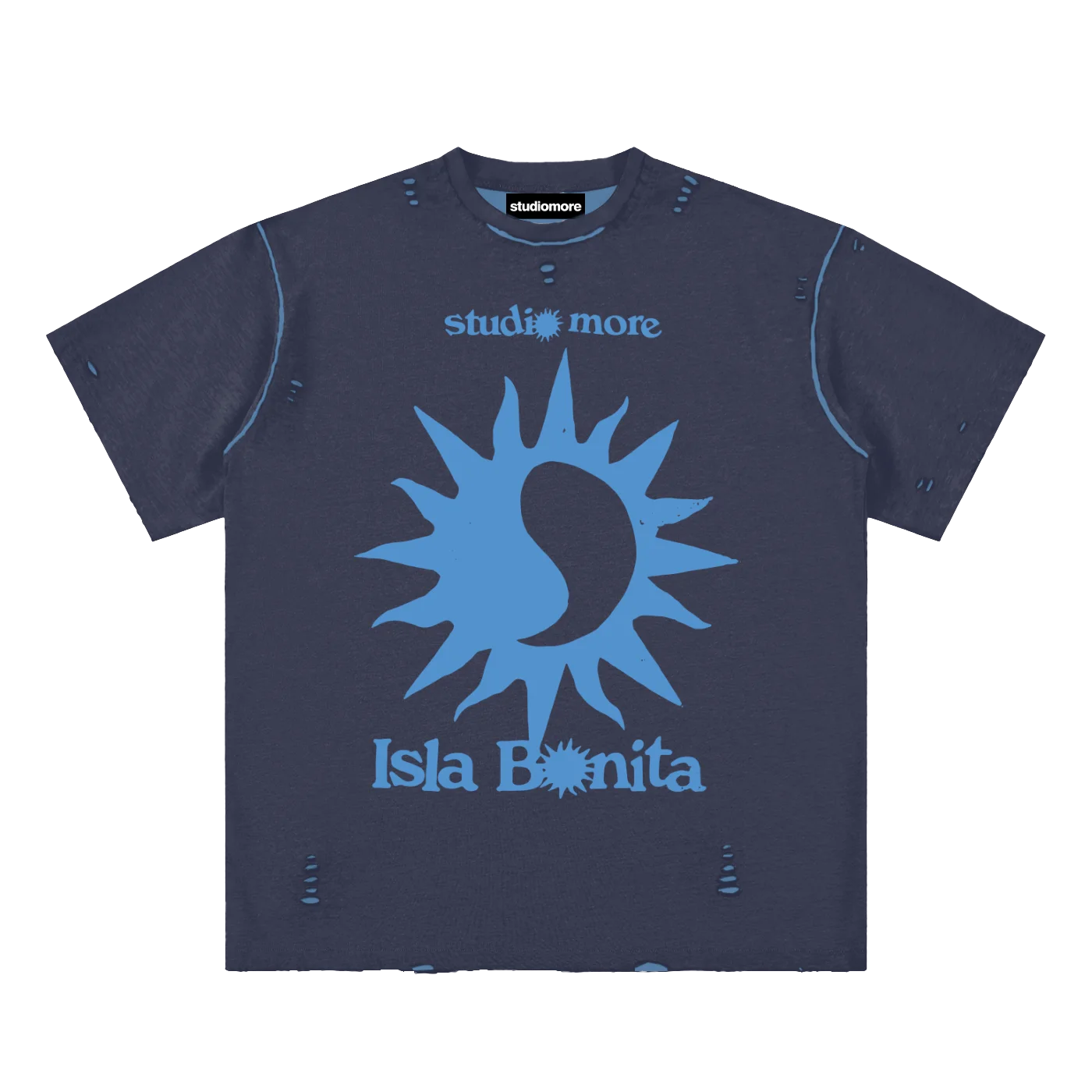 Isla Bonita Hand-frayed Reversible Tee product image (1)