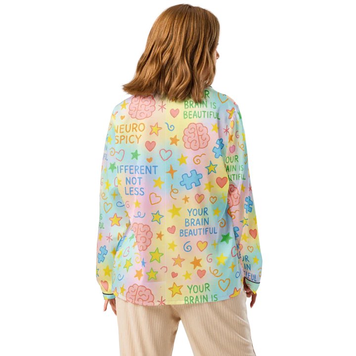 Neurodivergent Doodle Pyjama Top product image (2)