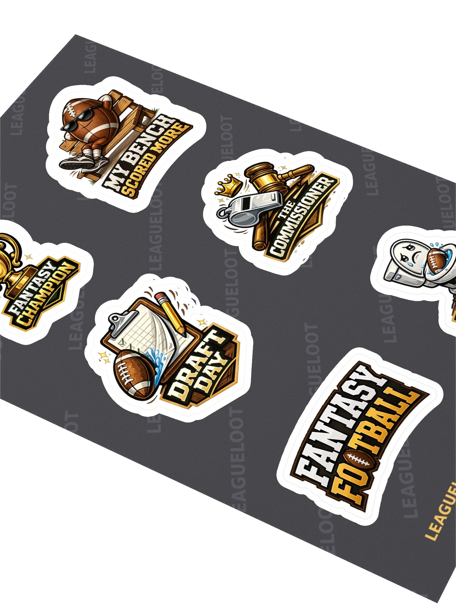 Fantasy Football Sticker Sheet product image (2)