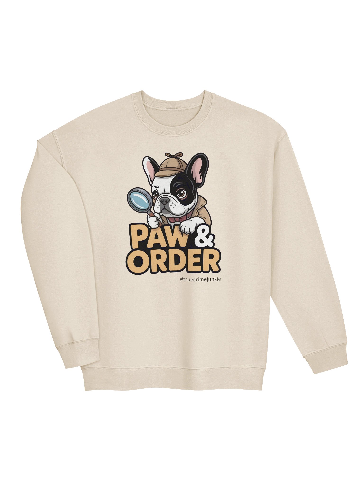 True Crime French Bulldog Lover Sweatshirt product image (16)