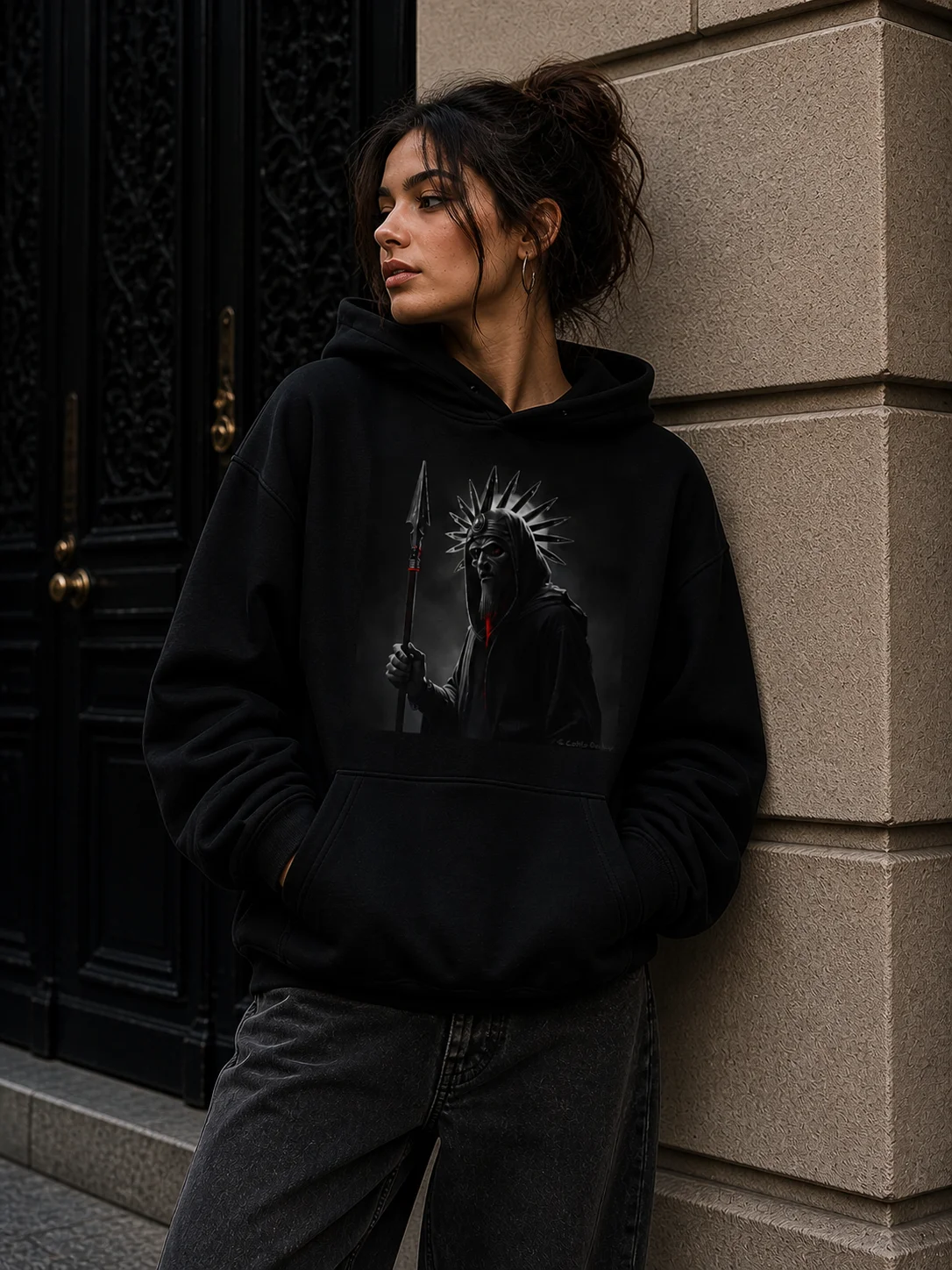 Ra's Carnage hoodie - Mythological Hoodie - Gothic Hoodie product image (2)