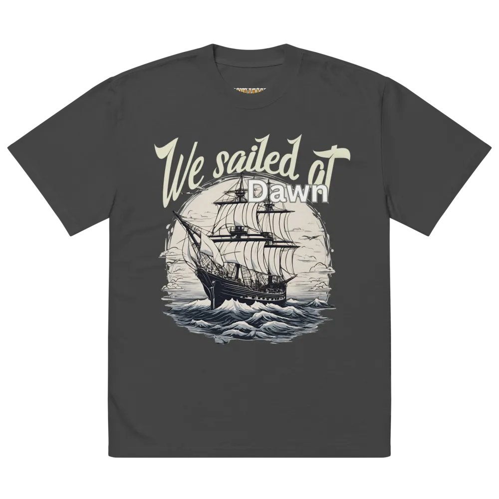 We sailed at dawn oversized tee product image (4)