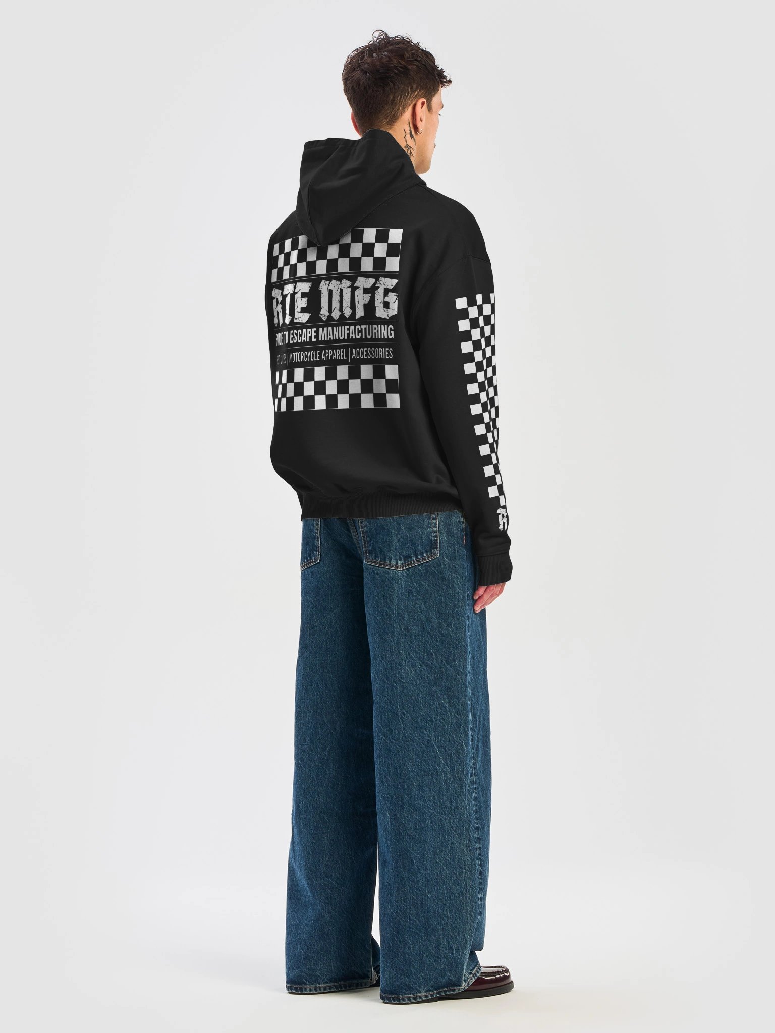 RTE MFG CHECKERED HOODIE product image (8)