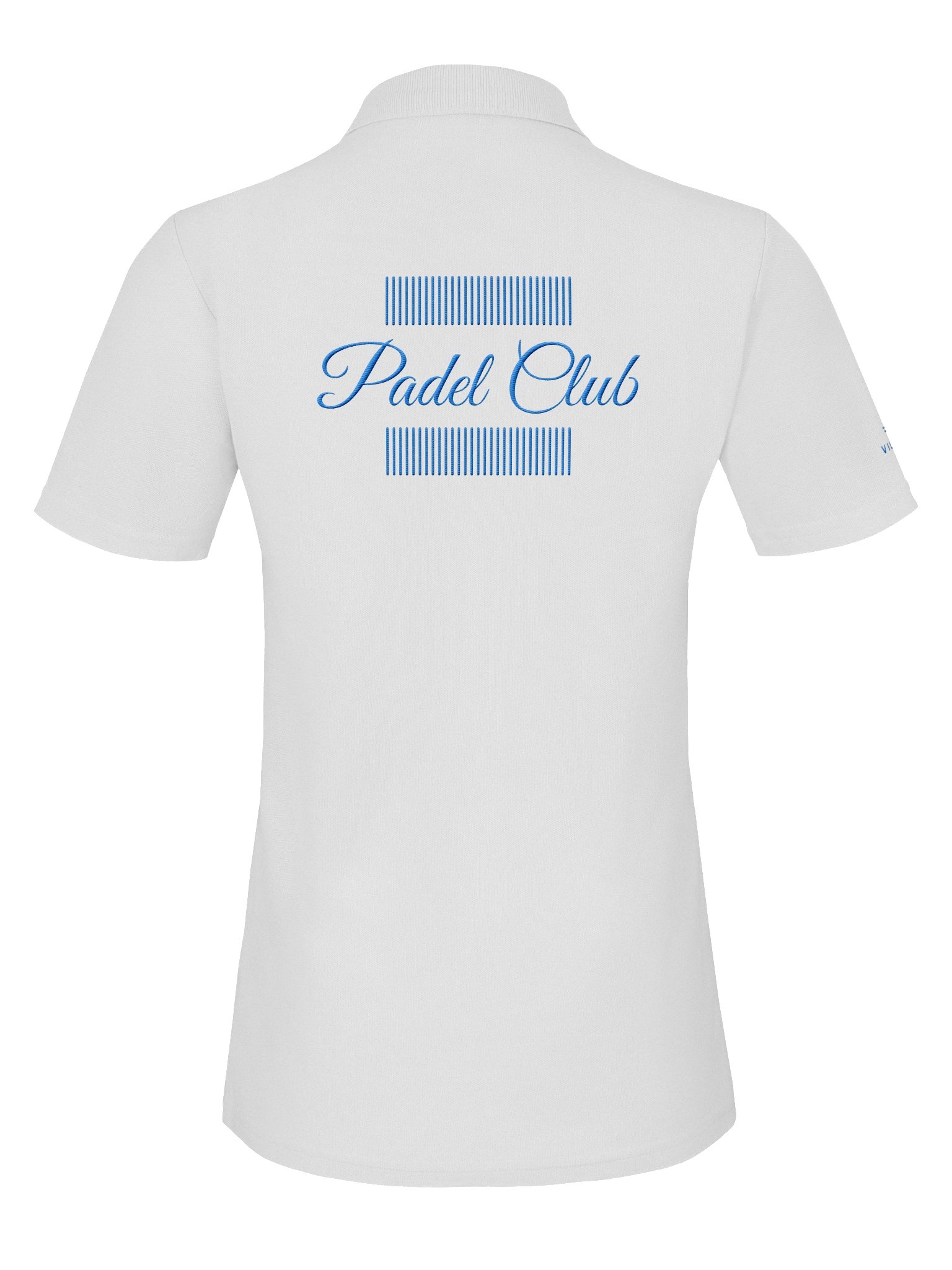 Women's Padel Club Blue Cursive Polo product image (7)