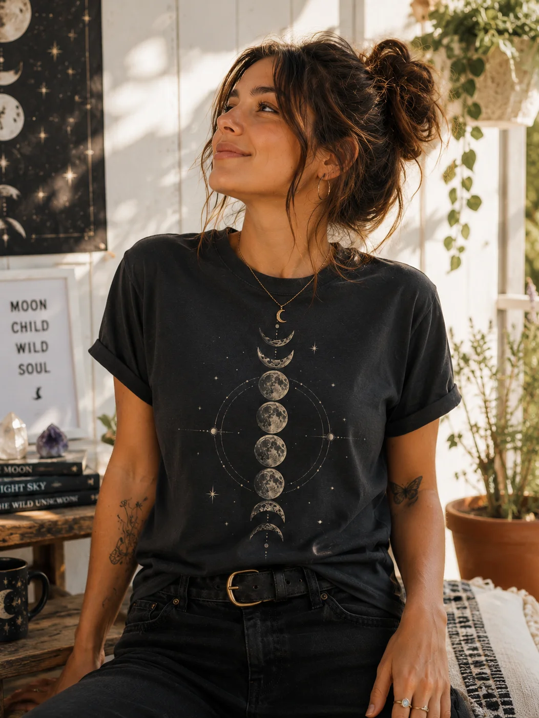 Celestial Moon Phases Tee product image (1)