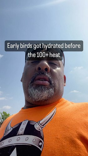 Got an early start hydrating those in need BEFORE the HEAT strikes!!!#providecleanwater #hydrate #homeless