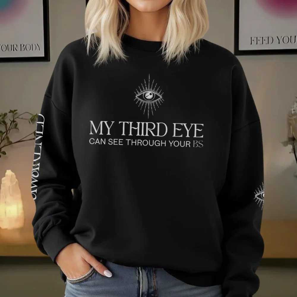 My Third Eye Sassy Sweatshirt – Mystical Motivational Crewneck product image (1)