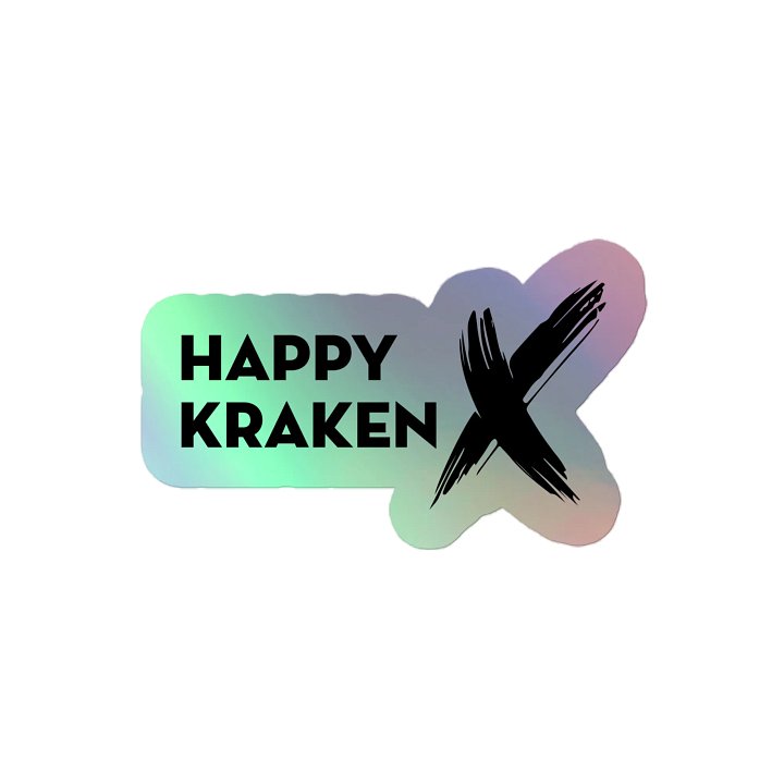 Kraken Logo Holographic Sticker product image (2)