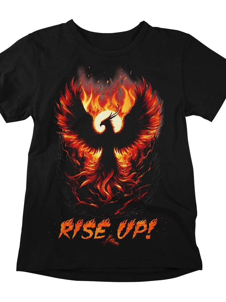 Rise Up: Ignite Your Spirit with our Rebirth Phoenix Graphic Tee! product image (1)