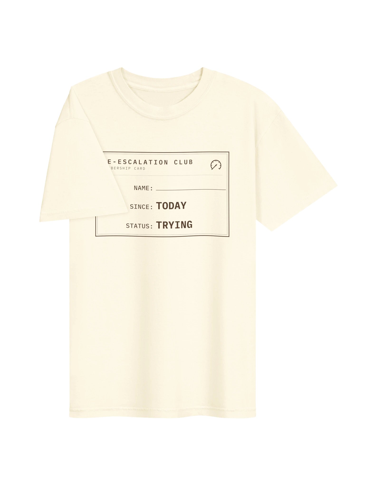 Membership Card Comfort Colors Tee, De-escalation Club, Funny Wallet Card Shirt product image (3)