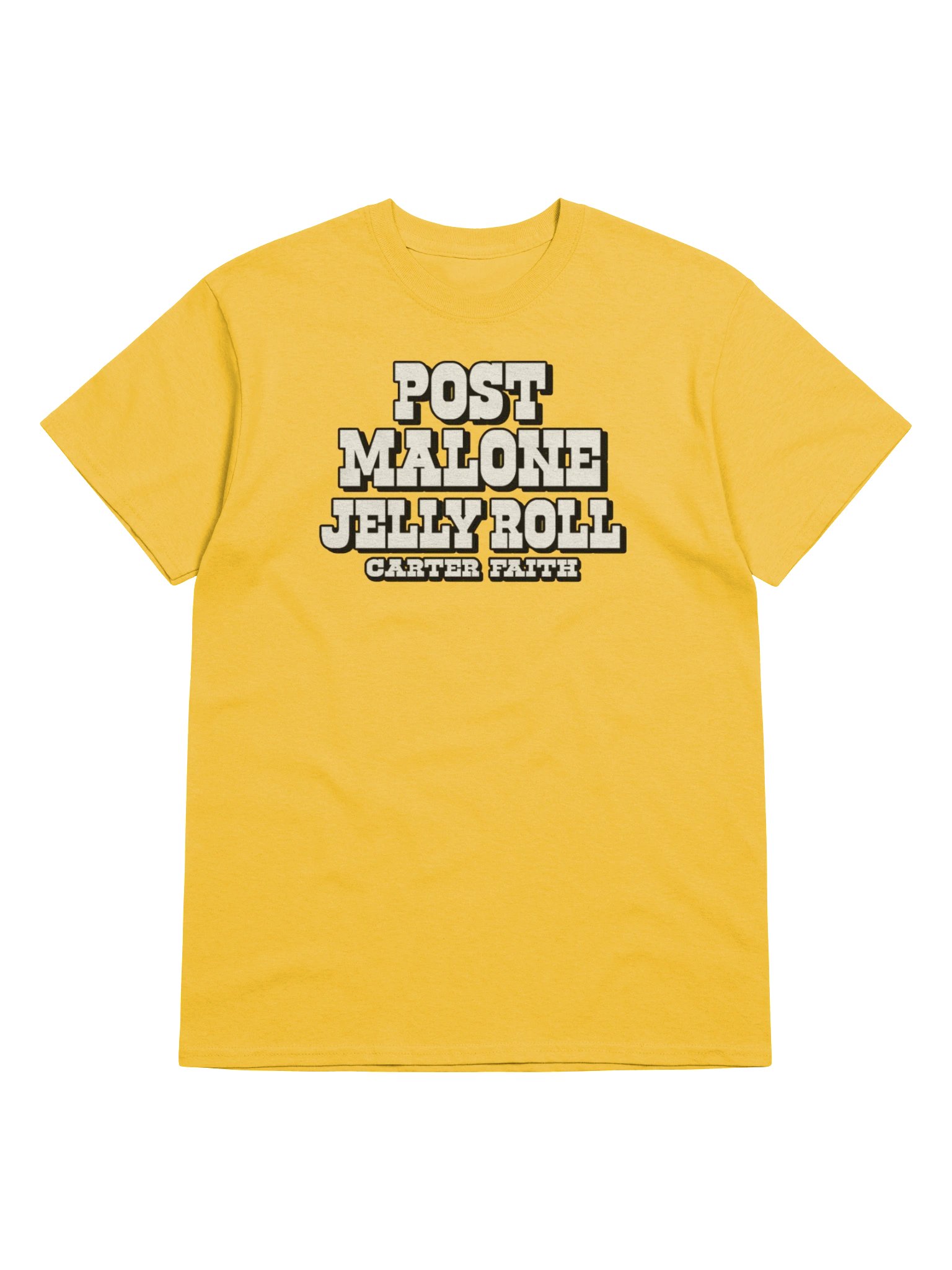 Post Malone With Jelly Roll And Carter Faith Merch Tour Tshirt product image (9)