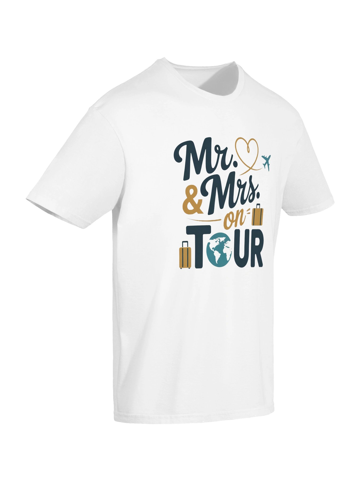 Mr. & Mrs. On Tour T-Shirt | Honeymoon Travel Tee product image (6)