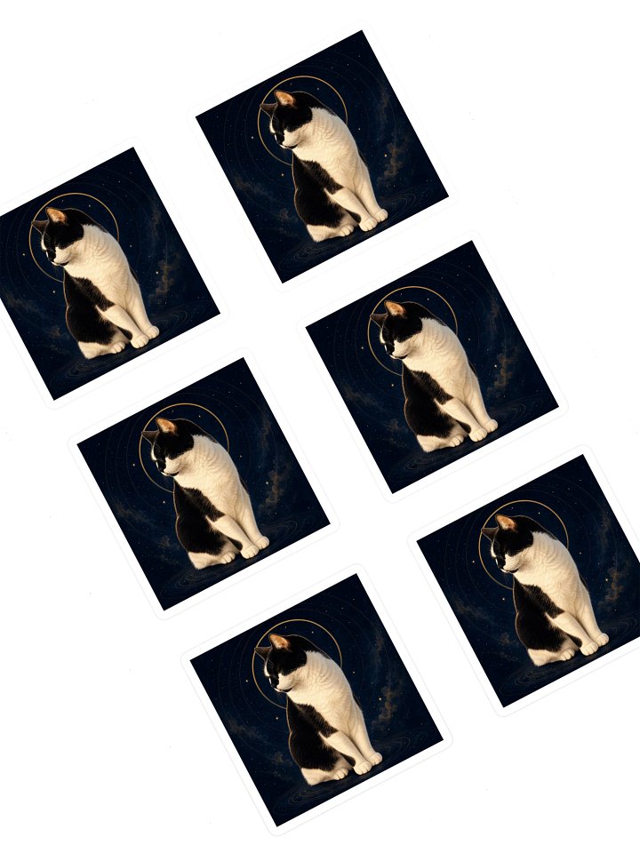 Mister Kitty Cosmic Sticker product image (1)