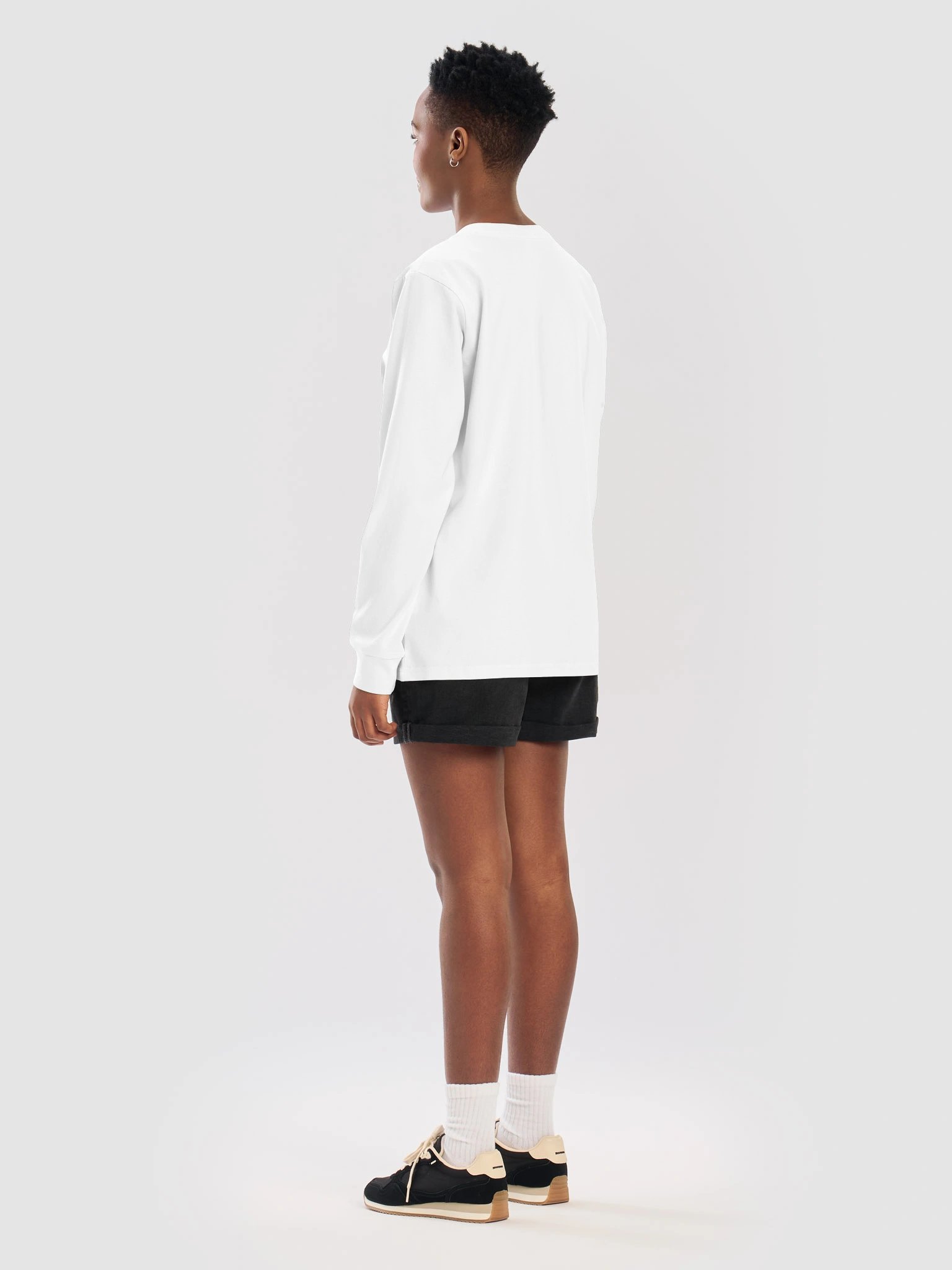 The Long Sleeve — White product image (8)