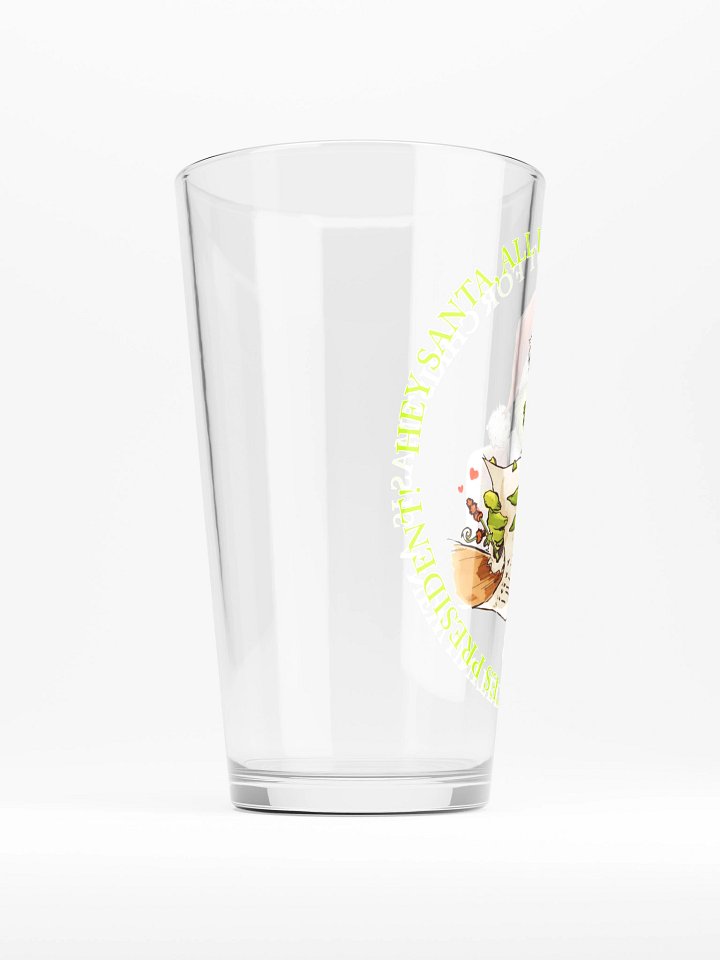 Santa Wish Pint Glass product image (2)