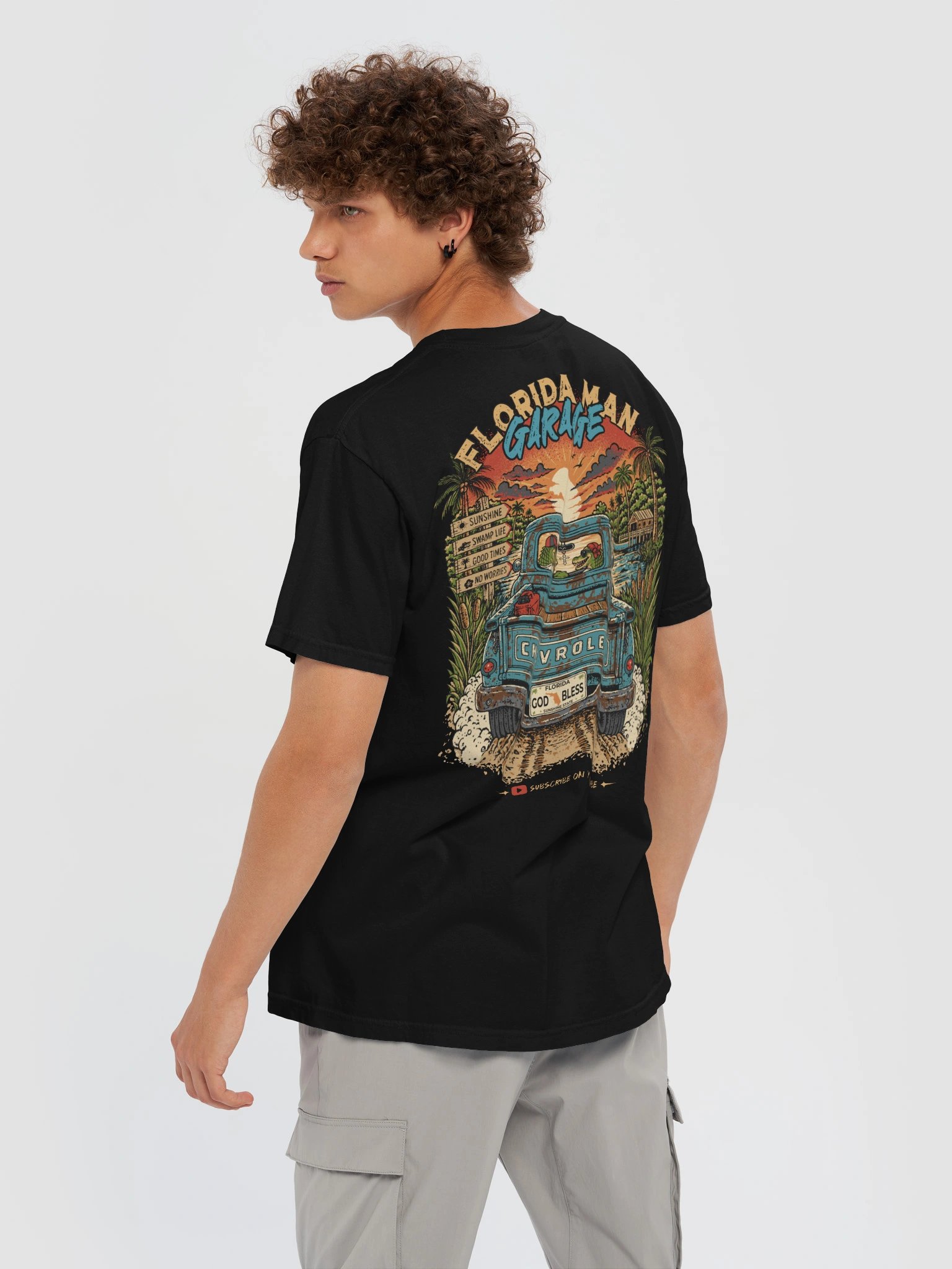 Florida Man Garage T-Shirt C10 product image (10)