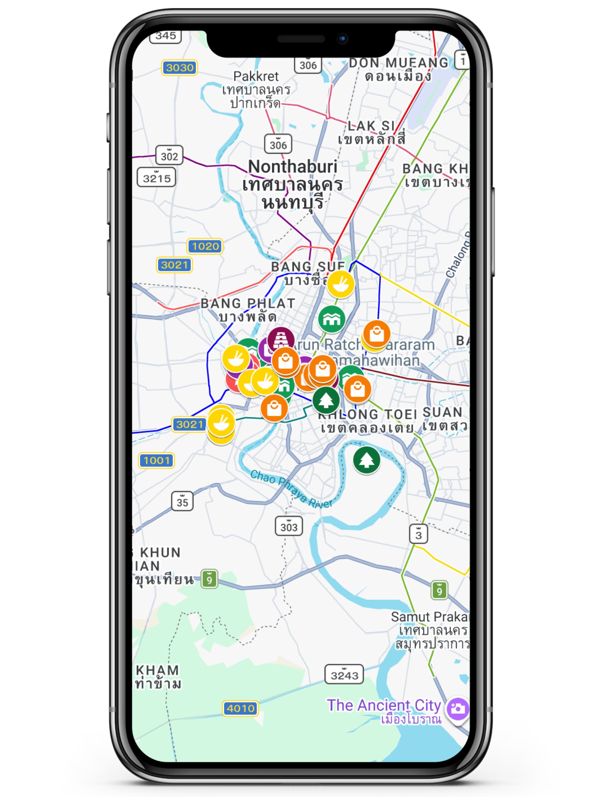 THAILAND Map & Guide for Easy Trip Planning (100+ Map Pins) product image (2)