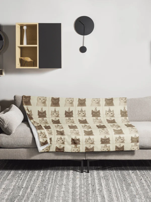 Party Cats Throw Blanket product image (2)