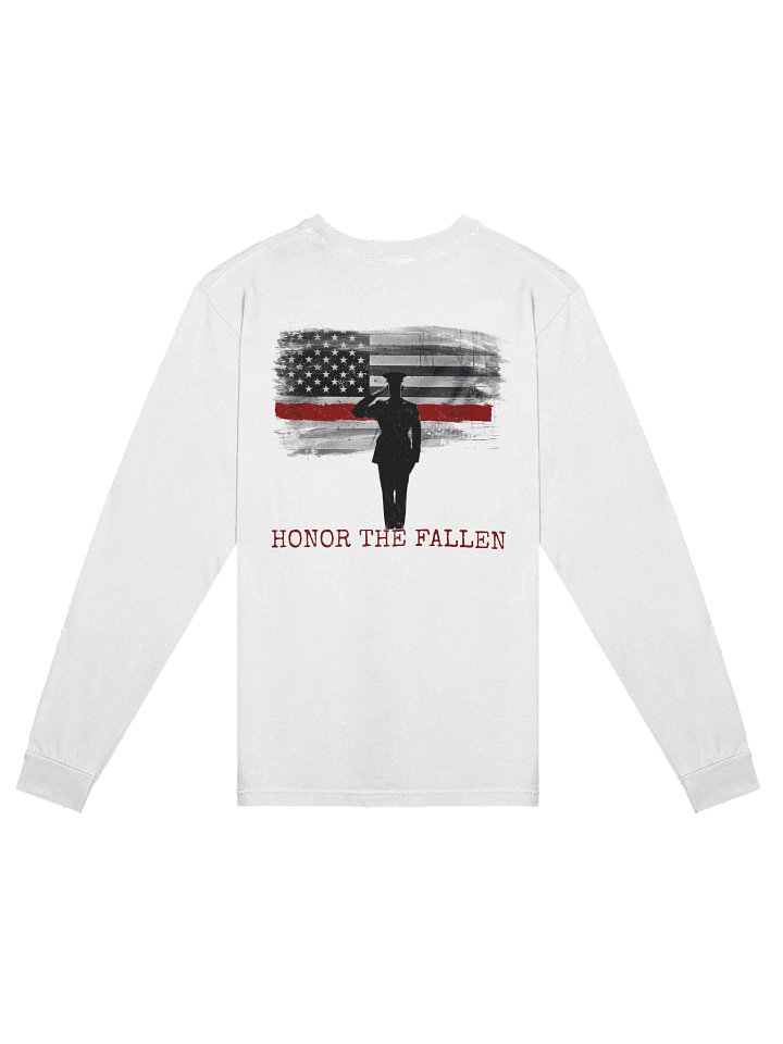 The "Honor The Fallen" Vintage Heavyweight Long Sleeve product image (3)