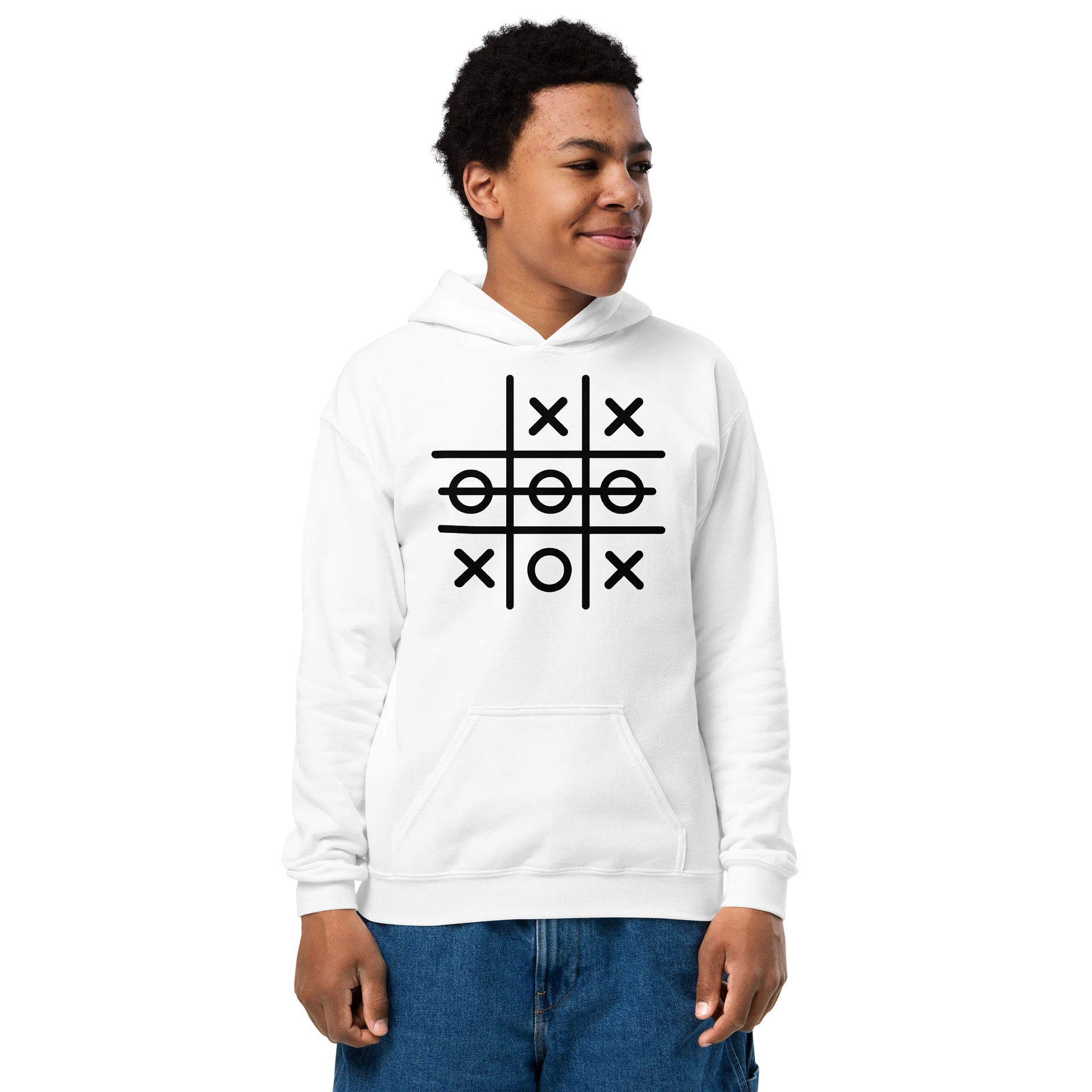 Tic-Tac-Toe Kids Hoodie product image (2)