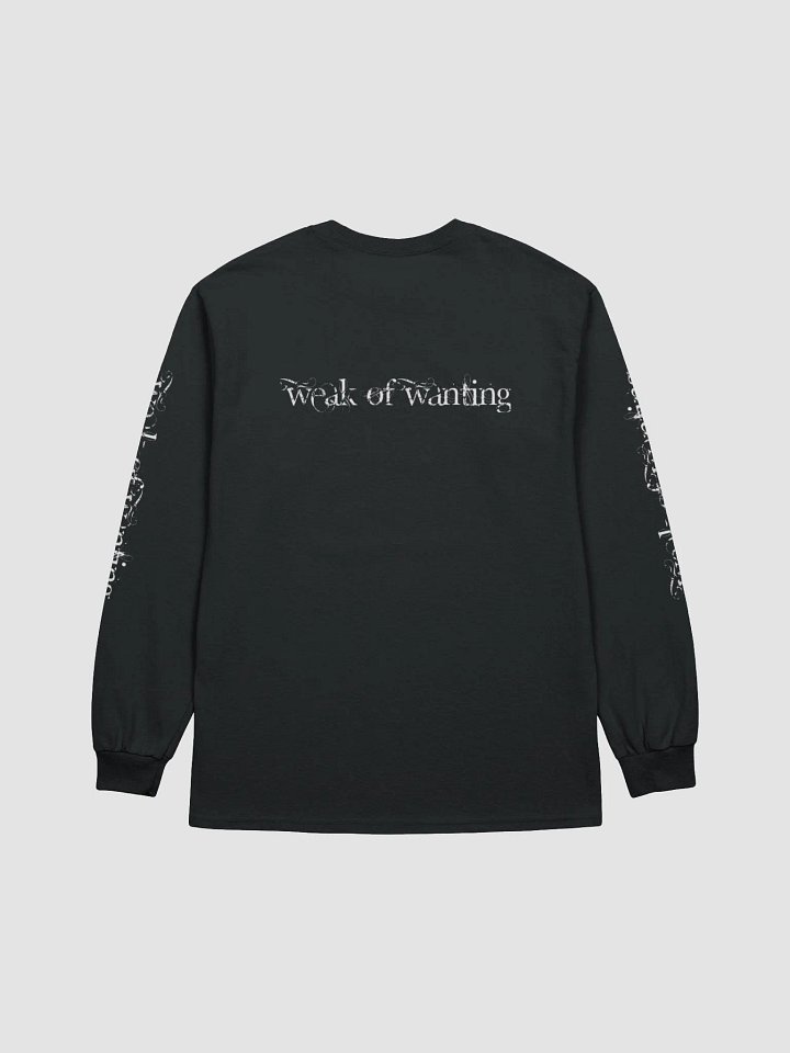 Weak Of Wanting 'Chaotic Angel' Reversed Long Sleeve T-Shirt (Front, Back & Sleeve Print) product image (2)