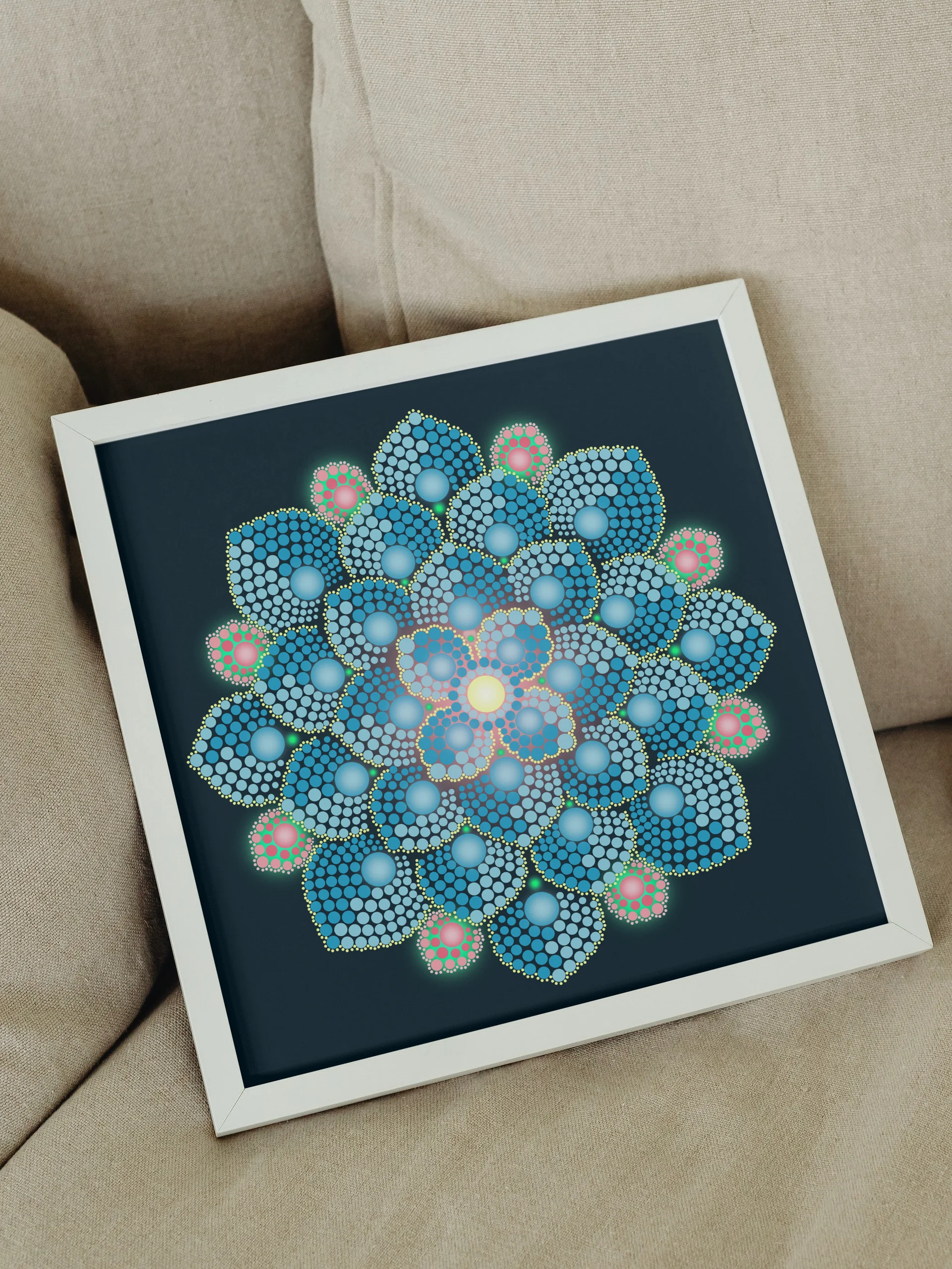 Summer Rain Mandala Posters, 2 JPG files product image (2)