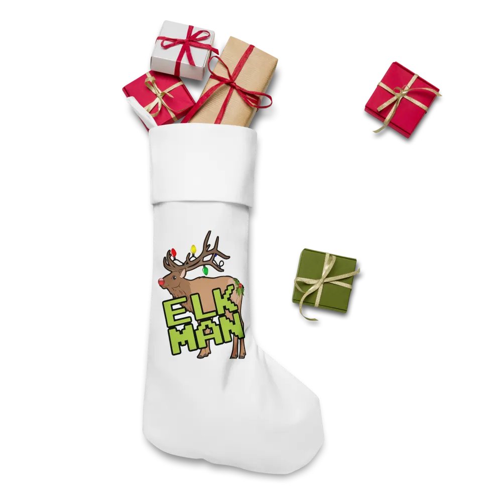 CHRISTMAS ELK MAN STOCKING!!! product image (5)