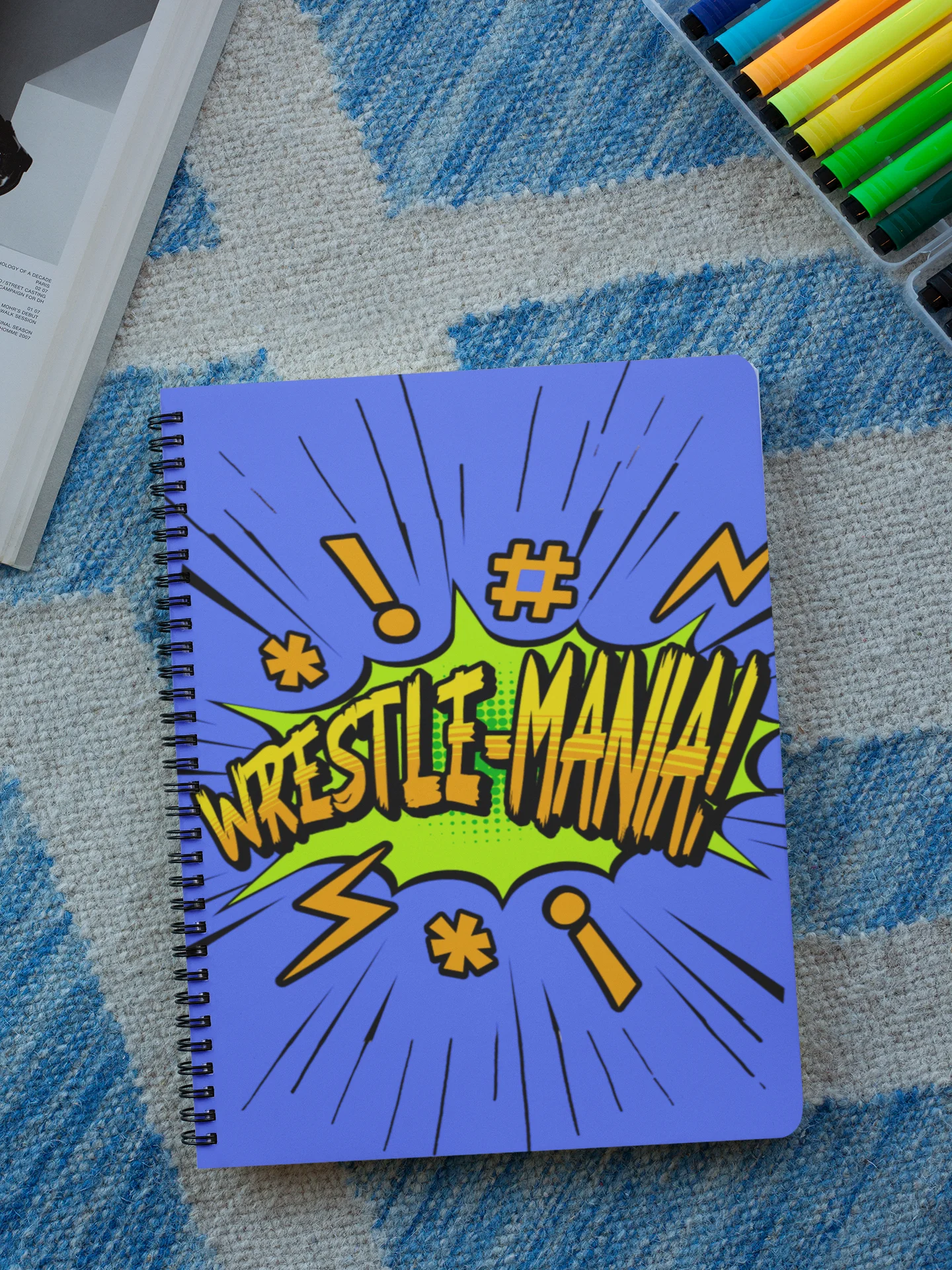 Wrestle-Mania Courtroom Chaos Notebook product image (9)