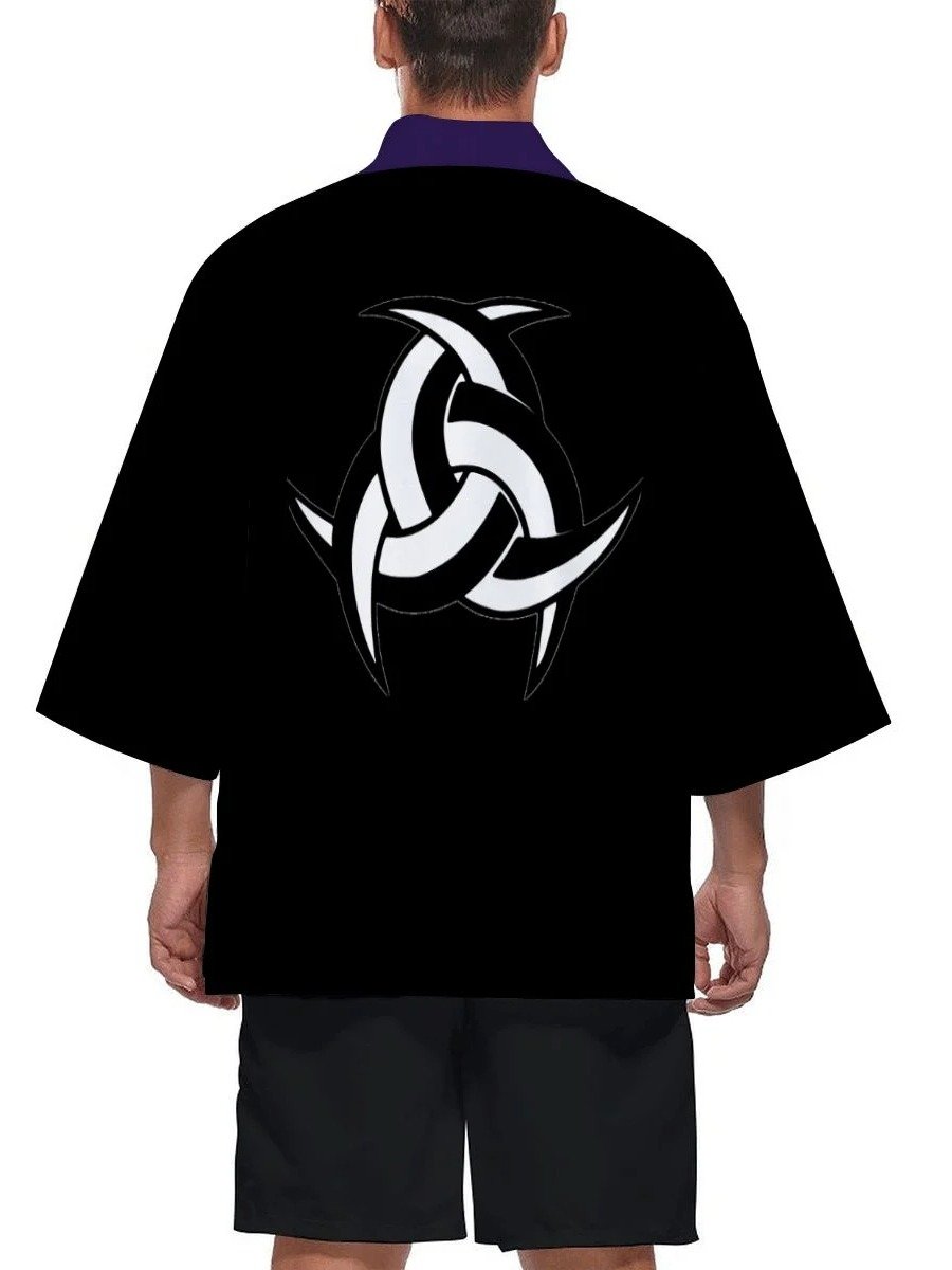Sanzensekai Nodaichi-Kamon Haori (Anime Variant) | Japanese Open Front Cardigan Jacket product image (1)