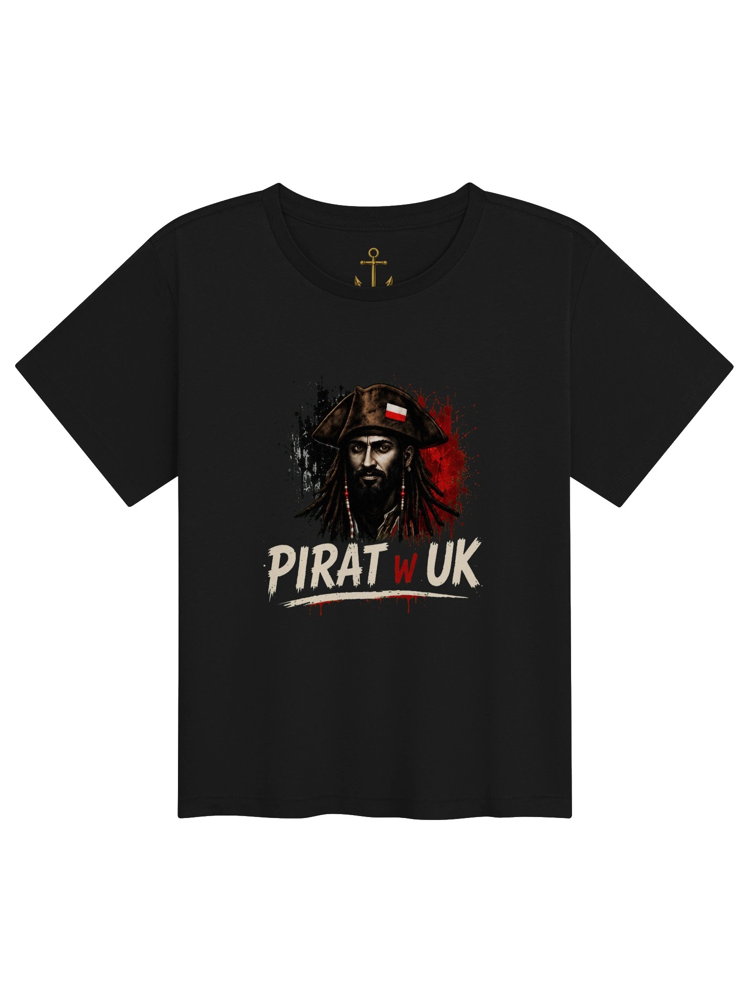 Pirat w UK — Koszulka Damska Typografia product image (3)