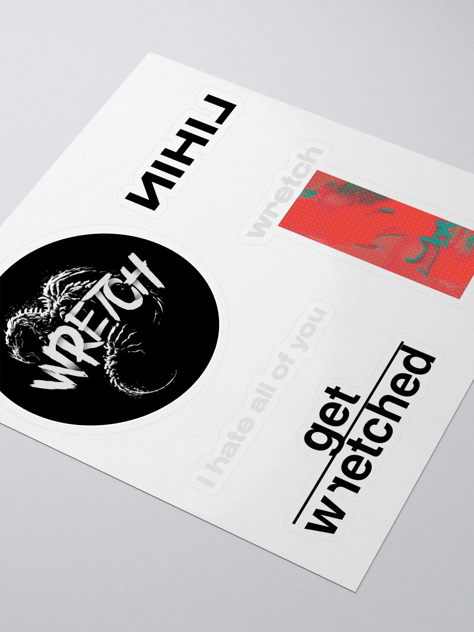 WRETCH Sticker Pack 5
