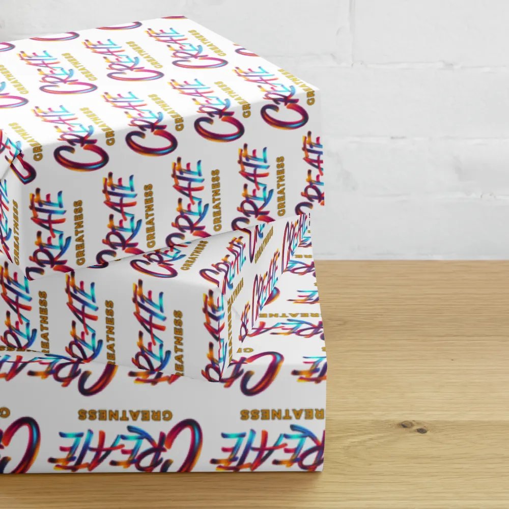 Create Greatness Wrapping Paper Set product image (11)