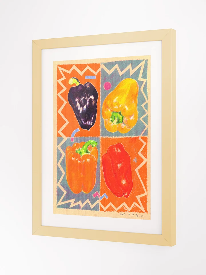 Peppers print framed product image (2)