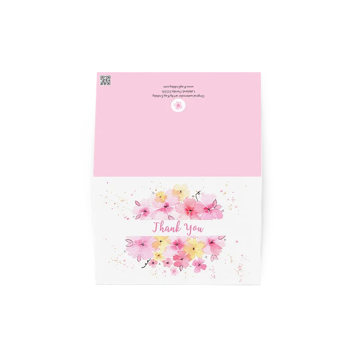 Loose Pink Flowers - Thank You product image (2)