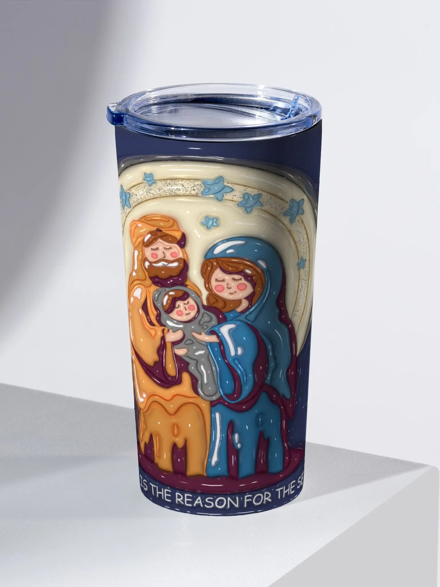 Jesus Is The Reason Nativity Tumbler product image (2)