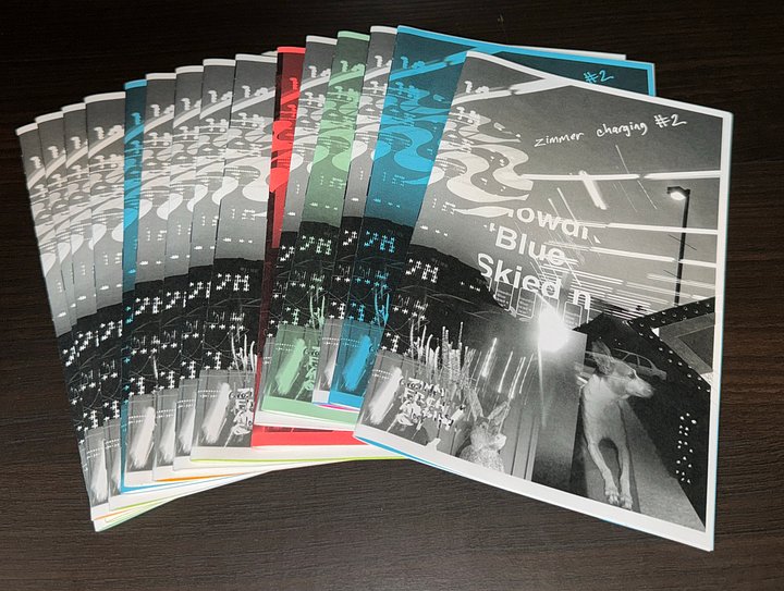 2018 - Zimmer Charging 2-1 limited edition hand-made zine product image (1)