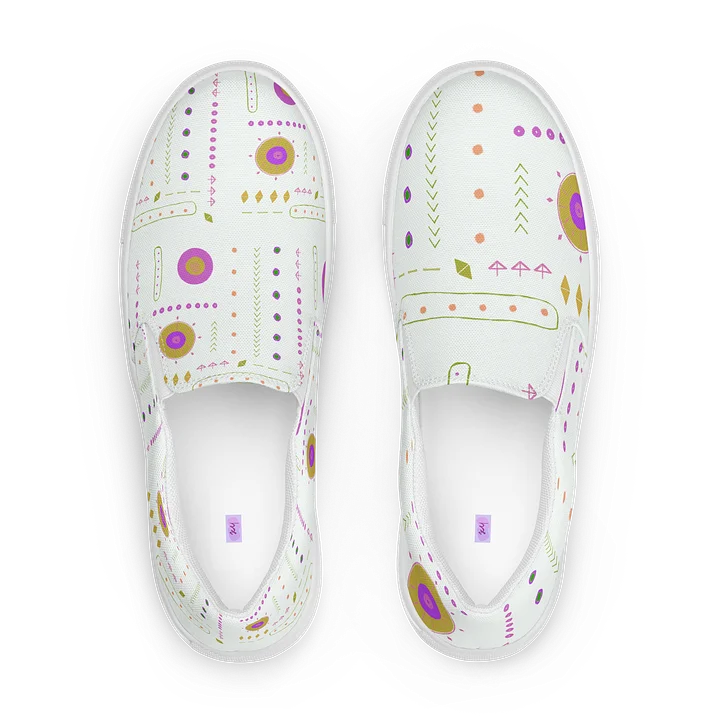 Whimsical Asymmetrical Men's Slip-On Shoes product image (1)