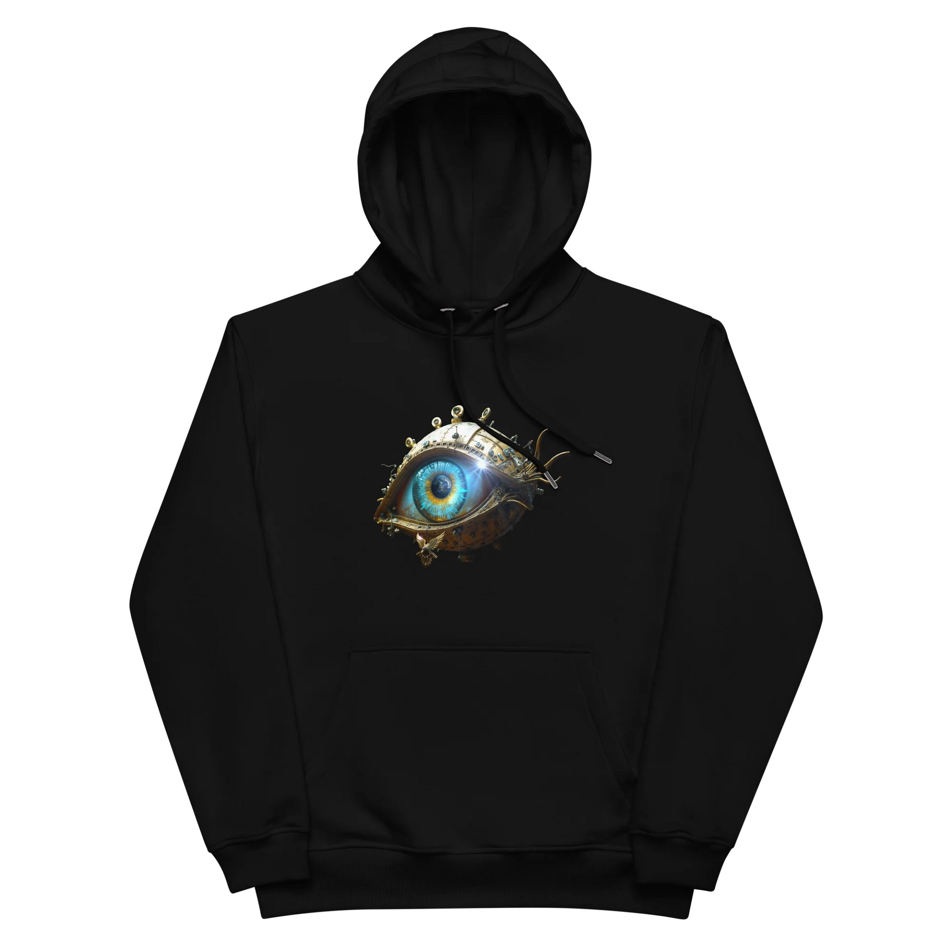 “Wake Up” single artwork hoodie – premium cinematic rock piece from Seven Shades of Nothing – Eco Heavyweight Hoodie product image (3)