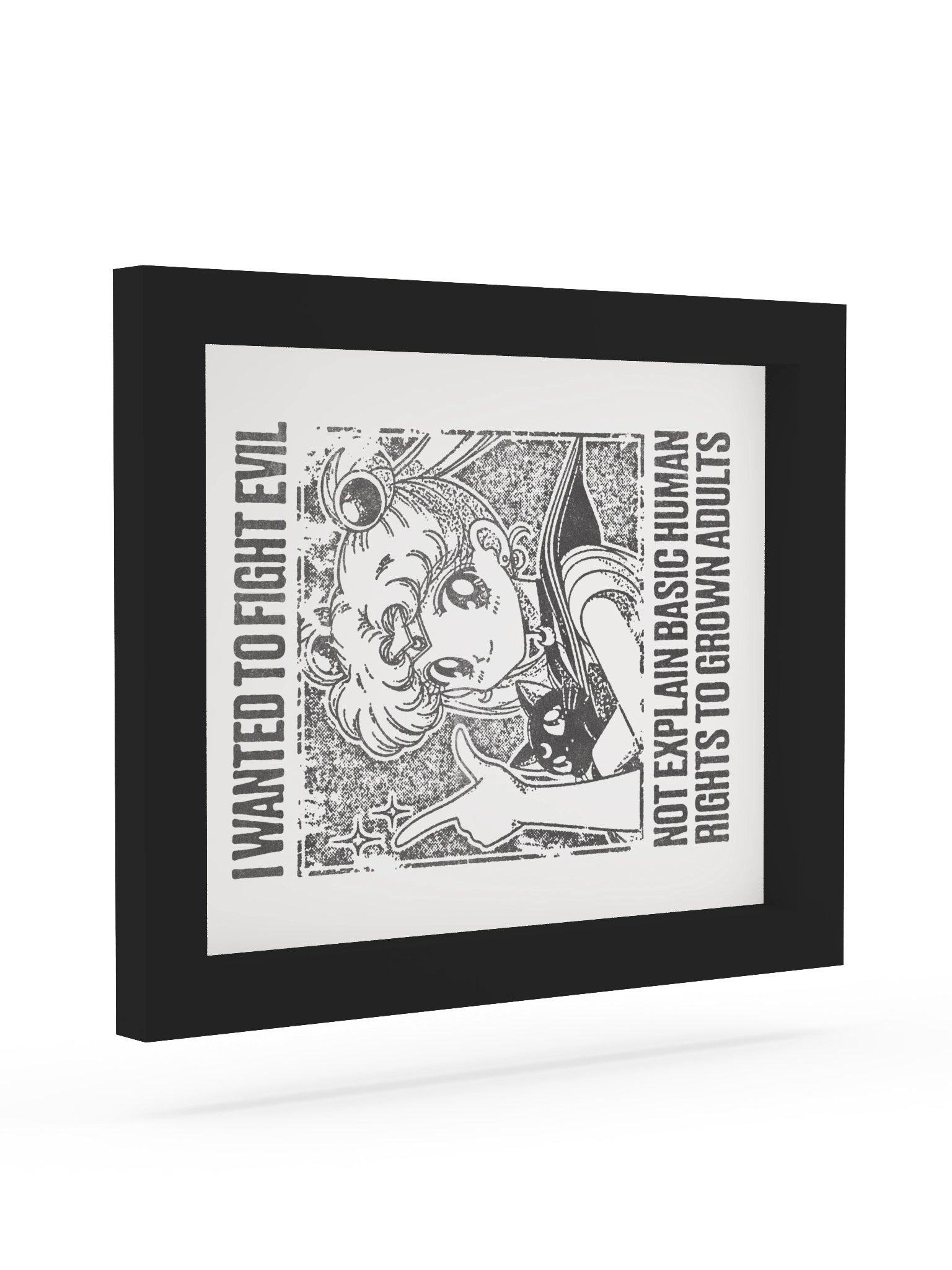 FIGHT ! Framed Print. product image (7)