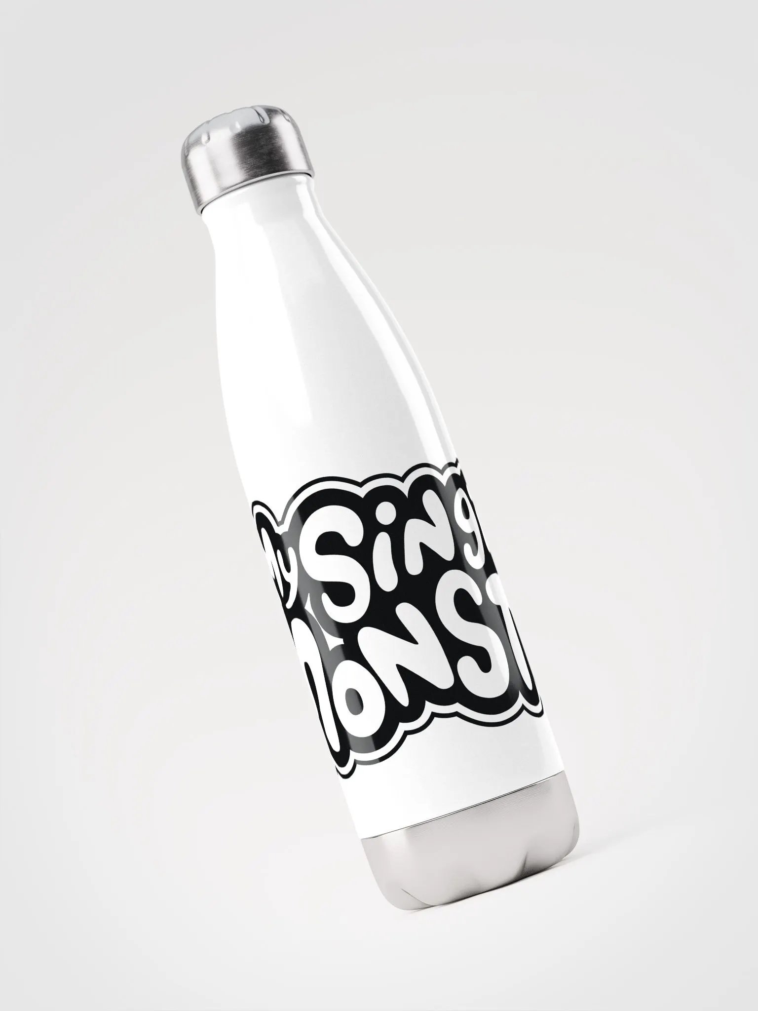 My Singing Monsters Logo Water bottle White product image (3)