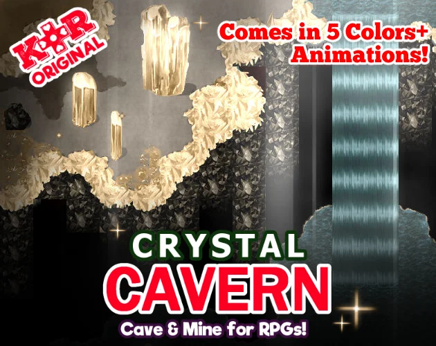 KR Crystal Cave Tileset for RPGs product image (1)