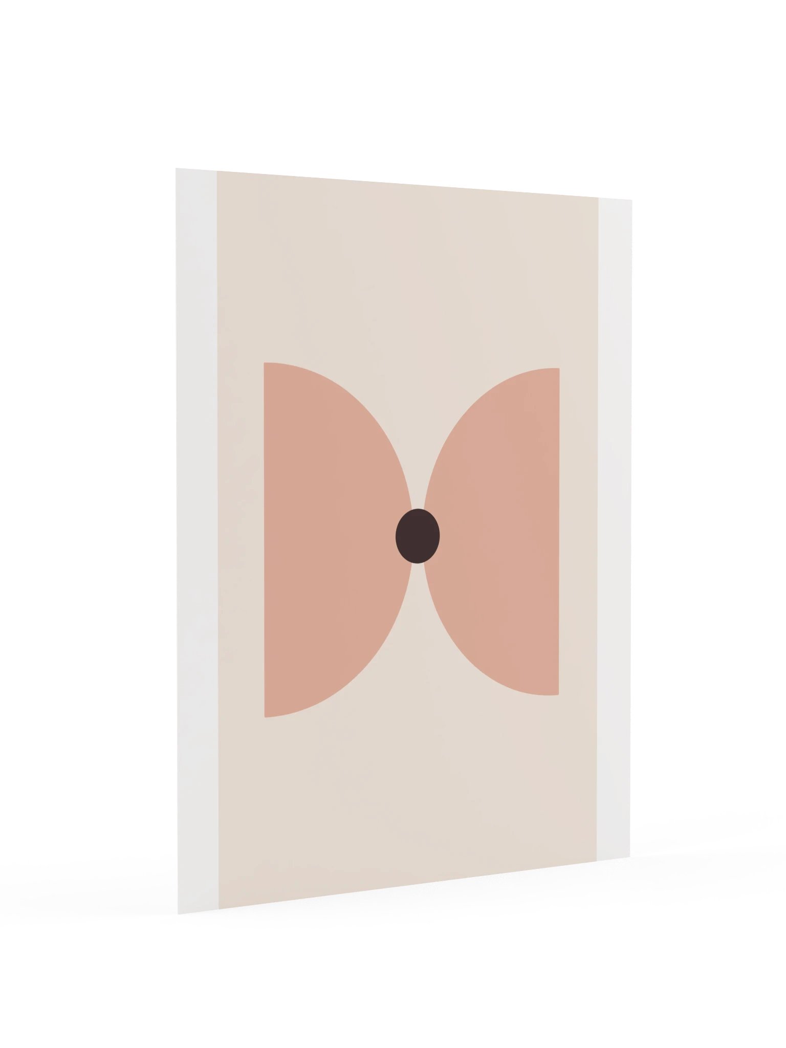 Blush Pink Geometric Print | Abstract Bathroom Wall Art product image (4)