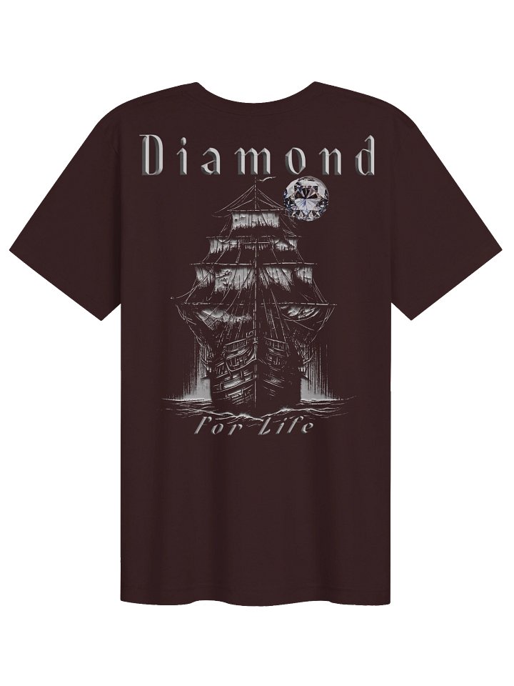 Diamond For Life Pirate Skull T-Shirt product image (7)