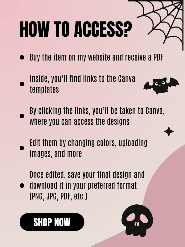 Coquette Halloween Instagram Story Templates product image (11)