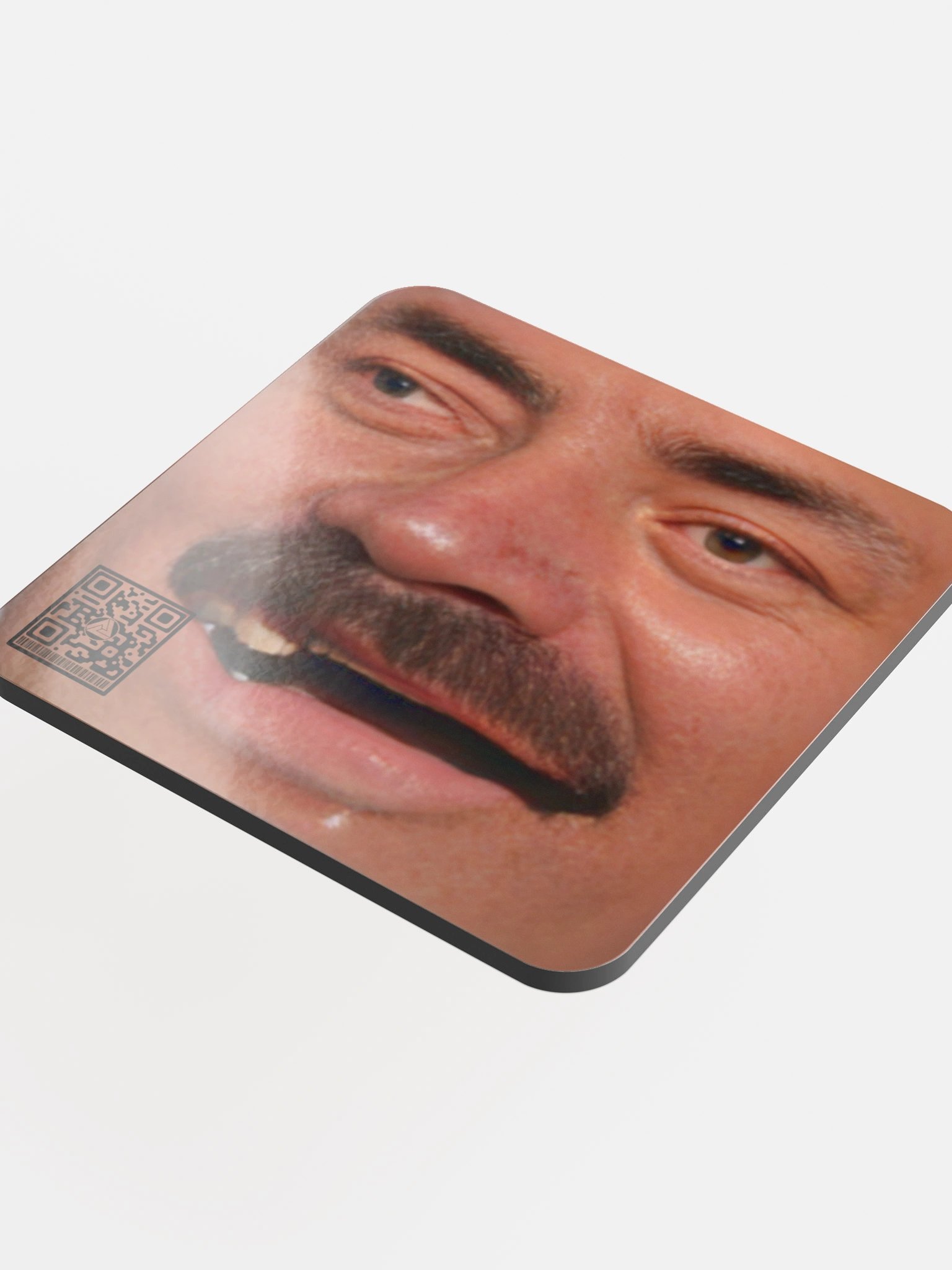 AI KEK Glossed Cork Coaster product image (4)