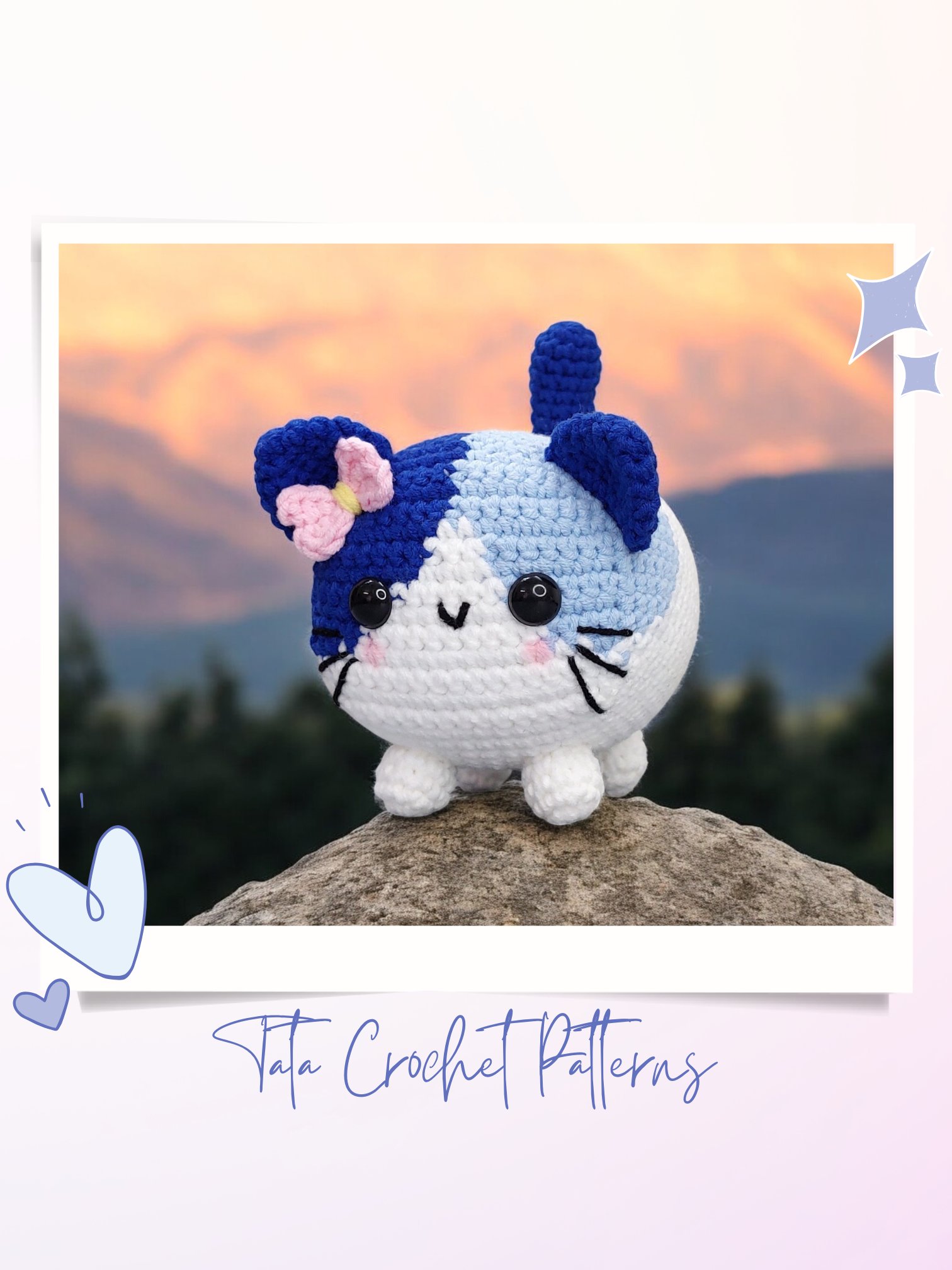 PDF Pattern -♡- Crochet Cute Loaf Cat product image (3)