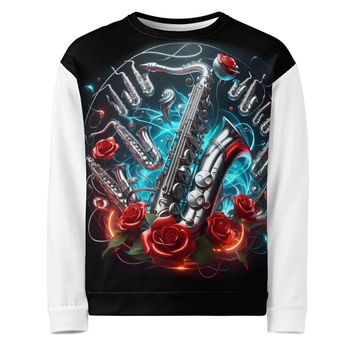 Silver Saxophone Serenade - Unisex Sweatshirt #27 product image (1)