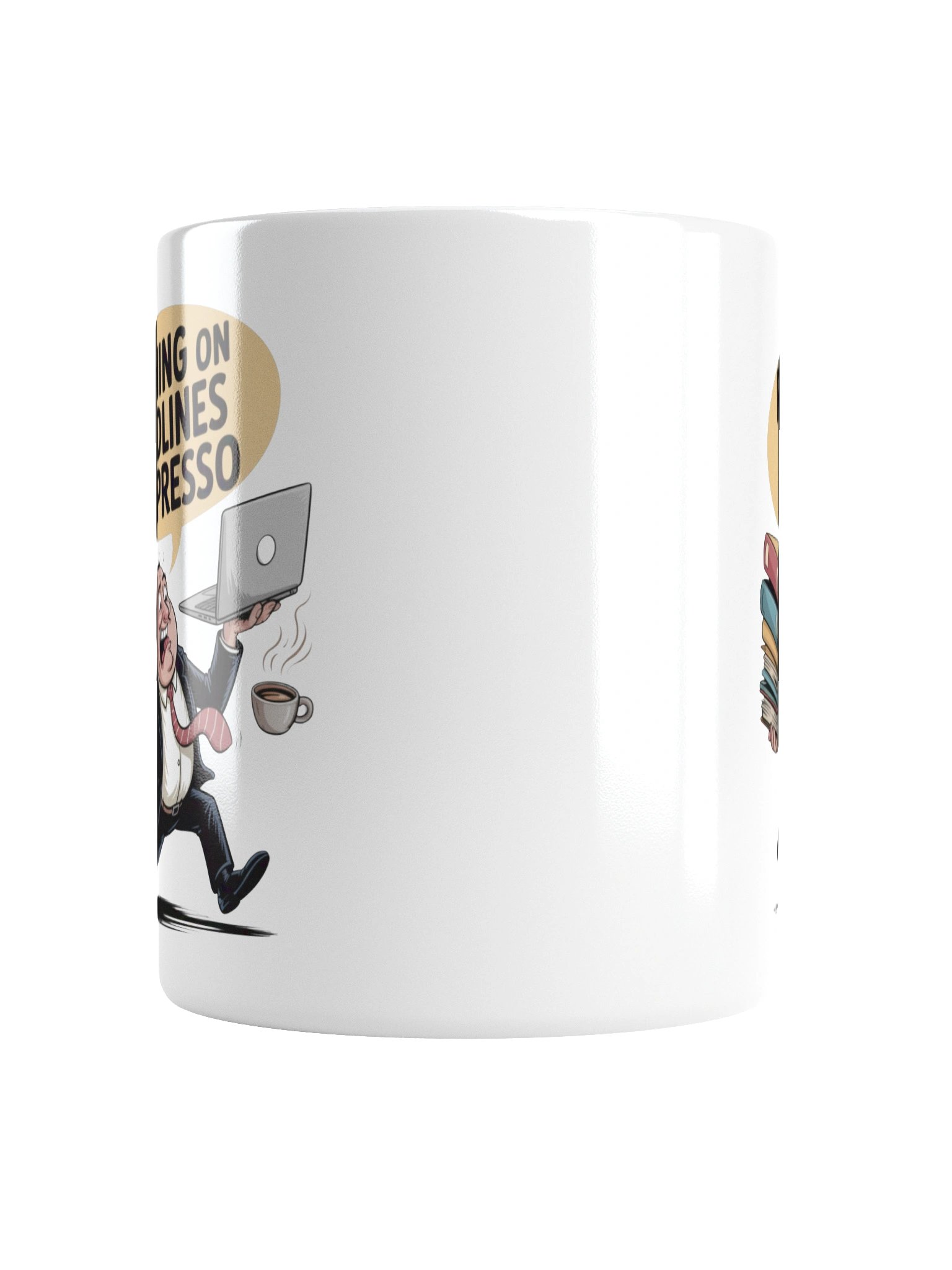 Running on Deadlines and Espresso Mug – Funny Boss Gift product image (4)